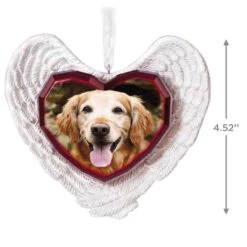 Hallmark Forever Loved Memorial Heart And Angel Wings Photo Personalized Ornament -Ornament Shop Forever Loved Memorial Heart and Angel Wings Photo Personalized Keepsake Ornament 2499QHE2119B2 03