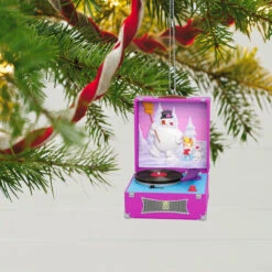 Hallmark Frosty The Snowman™ Look At Frosty Go Ornament With Light And Sound 9 Hallmark Frosty The Snowman™ Look At Frosty Go Ornament With Light And Sound -Ornament Shop Frosty the Snowman Record Player Keepsake Ornament 2499QXI6279 02