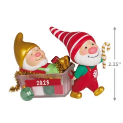 Hallmark Gnome For Christmas Special Edition 2023 Ornament 10 Hallmark Gnome For Christmas Special Edition 2023 Ornament -Ornament Shop Gnomes With Christmas Decorations Keepsake Ornament 2199QGO2817 03