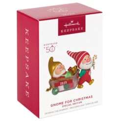 Hallmark Gnome For Christmas Special Edition 2023 Ornament 11 Hallmark Gnome For Christmas Special Edition 2023 Ornament -Ornament Shop Gnomes With Christmas Decorations Keepsake Ornament 2199QGO2817 04