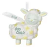 Hallmark Godchild 2023 Porcelain Ornament -Ornament Shop Godchild Lamb Keepsake Ornament 1799QGO2609 01