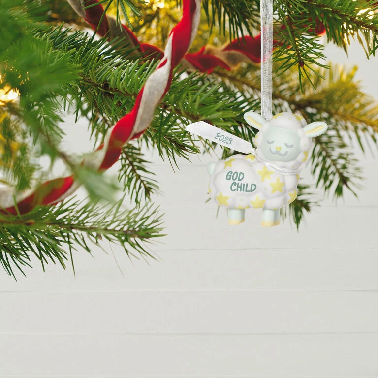 Hallmark Godchild 2023 Porcelain Ornament 4 Hallmark Godchild 2023 Porcelain Ornament - Image 2