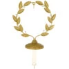 Hallmark Golden Wreath Metal Ornament And Stocking Hanger -Ornament Shop Gold Wreath Keepsake Ornament and Stocking Hanger 1QSB6287 01
