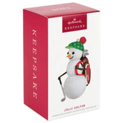 Hallmark Jolly Golfer 2023 Ornament -Ornament Shop Golf Ball Snowman Keepsake Ornament 1899QGO2939 04