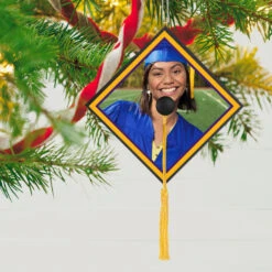 Hallmark Graduation Cap Photo Personalized Ornament -Ornament Shop Graduation Cap Photo Personalized Keepsake Ornament 2499QHE2120B3 02