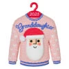 Hallmark Granddaughter Christmas Sweater 2023 Ornament -Ornament Shop Granddaughter Santa Sweater 2023 Keepsake Ornament 1399QGO2549 01