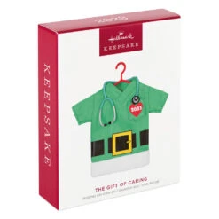 Hallmark The Gift Of Caring 2023 Fabric Ornament -Ornament Shop Green Scrubs Shirt Keepsake Ornament 1399QGO2897 04