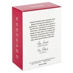 Hallmark Sew Very Merry! Ornament -Ornament Shop Green Sewing Machine and Stocking Keepsake Ornament 1799QGO2927 05