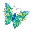 Hallmark Brilliant Butterflies Special Edition Ornament -Ornament Shop Green and Blue Butterfly Keepsake Ornament 1999QGO2799 01