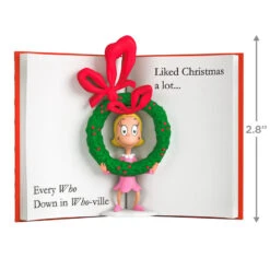 Hallmark Dr. Seuss's How The Grinch Stole Christmas!™ Cindy-Lou Who Ornament -Ornament Shop Grich Stole Christmas Book Keepsake Ornament 1799QXI7309 03