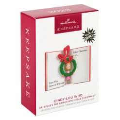 Hallmark Dr. Seuss's How The Grinch Stole Christmas!™ Cindy-Lou Who Ornament -Ornament Shop Grich Stole Christmas Book Keepsake Ornament 1799QXI7309 04