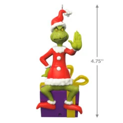 Hallmark Dr. Seuss's How The Grinch Stole Christmas!™ Grinch Peekbuster Ornament With Motion-Activated Sound 10 Hallmark Dr. Seuss's How The Grinch Stole Christmas!™ Grinch Peekbuster Ornament With Motion-Activated Sound -Ornament Shop Grinch Peekbuster Keepsake Ornament 2699QXI7067 03