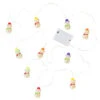 Hallmark Gumdrop Snowman 10-Light Christmas String Lights, 10' 2 Hallmark Gumdrop Snowman 10-Light Christmas String Lights, 10' -Ornament Shop Gumdrop Snowman Keepsake Christmas Light String 1QSB6279 01