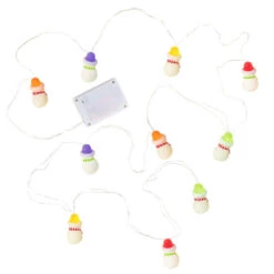 Hallmark Gumdrop Snowman 10-Light Christmas String Lights, 10' 13 Hallmark Gumdrop Snowman 10-Light Christmas String Lights, 10' -Ornament Shop Gumdrop Snowman Keepsake Christmas Light String 1QSB6279 06