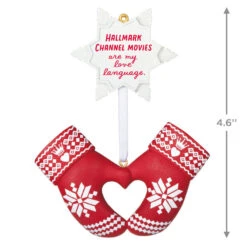 I Love Hallmark Channel! Ornament 10 I Love Hallmark Channel! Ornament -Ornament Shop Hallmark Channel Red Mittens Keepsake Ornament 1599QGO2949 03