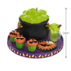 Hallmark Season's Treatings Halloween Party 2023 Ornament -Ornament Shop Halloween Treats Tray Keepsake Ornament 1799QFO5337 03