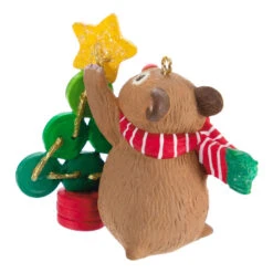 Hallmark Cute As A Button Ornament -Ornament Shop Hamster With Button Tree Keepsake Ornament 1599QXR8259 06