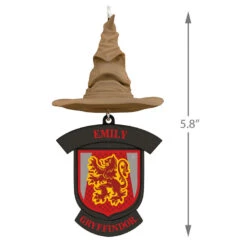 Harry Potter™ Sorting Hat Personalized Text Ornament, Gryffindor™ 9 Harry Potter™ Sorting Hat Personalized Text Ornament, Gryffindor™ -Ornament Shop Harry Potter Sorting Hat Personalized Ornament Gryffindor 2499QHE1883B5 03