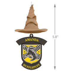 Harry Potter™ Sorting Hat Personalized Text Ornament, Hufflepuff™ 9 Harry Potter™ Sorting Hat Personalized Text Ornament, Hufflepuff™ -Ornament Shop Harry Potter Sorting Hat Personalized Ornament Hufflepuff 2499QHE1883B8 03