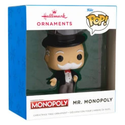 Hasbro® Mr. Monopoly Funko POP!® Hallmark Ornament -Ornament Shop Hasbro Mr. Monopoly Funko POP Christmas Ornament 3HCM2311 04
