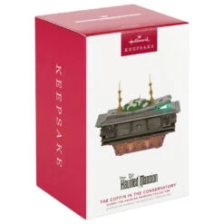 Hallmark Disney The Haunted Mansion Collection The Coffin In The Conservatory Ornament With Light And Sound -Ornament Shop Haunted Mansion Coffin Keepsake Ornament 4499QXD6757 04