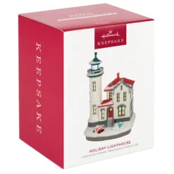 Hallmark Holiday Lighthouse 2023 Ornament With Light -Ornament Shop Holiday Lighthouse Keepsake Ornament 2799QXR8237 04
