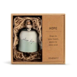 Demdaco Hope Mini Inspired Bell, 2.5" -Ornament Shop Hope Mini Inspired Bell 1008010013 03