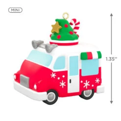 Hallmark Mini Festive Frozen Treats Ornament With Sound, 1.35" -Ornament Shop Ice Cream Truck Keepsake Ornament 1299QXM9199 03