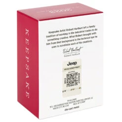 Hallmark The Car's The Star Jurassic Park 1992 Jeep Wrangler Metal Ornament -Ornament Shop Jurassic Park Jeep Keepsake Ornament 2199QXR8149 05