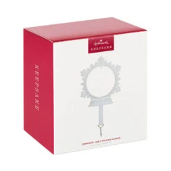 Hallmark Snowflake Ornament And Stocking Hanger -Ornament Shop Keepsake Snowflake Ornament and Stocking Hanger 1999QSB6303 04