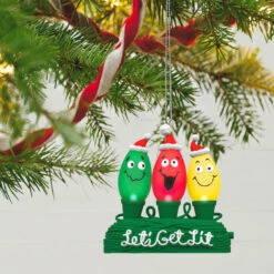 Hallmark Let's Get Lit Ornament With Light 9 Hallmark Let's Get Lit Ornament With Light -Ornament Shop Lets Get Lit String Lights Keepsake Ornament 2199QGO2837 02