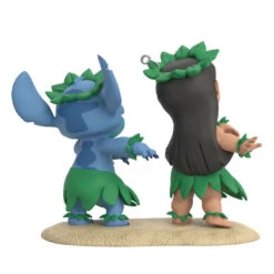 Hallmark Disney Lilo & Stitch Ohana Means Family Ornament -Ornament Shop Lilo Stitch in Hula Skirts Keepsake Ornament 2199QXD6597 06