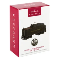 Hallmark Lionel® Pennsylvania K4 Tender Metal Ornament -Ornament Shop Lionel Trains Black Engine Keepsake Ornament 2199QXI6377 04