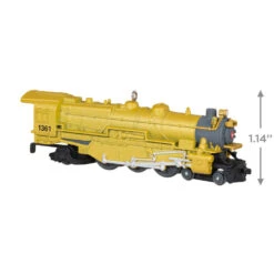 Hallmark Lionel® Trains Yellow 1361 Pennsylvania K4 Steam Locomotive Metal Ornament -Ornament Shop Lionel Trains Engine Keepsake Ornament 2199QXE3267 03