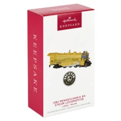 Hallmark Lionel® Trains Yellow 1361 Pennsylvania K4 Steam Locomotive Metal Ornament -Ornament Shop Lionel Trains Engine Keepsake Ornament 2199QXE3267 04