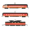 Hallmark Mini Lionel® Milwaukee Road EP-2 Passenger Ornaments, Set Of 3 -Ornament Shop Lionel Trains Milwaukee Road Cars Keepsake Ornaments 2299QXM9287 01