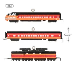 Hallmark Mini Lionel® Milwaukee Road EP-2 Passenger Ornaments, Set Of 3 -Ornament Shop Lionel Trains Milwaukee Road Cars Keepsake Ornaments 2299QXM9287 03