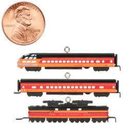 Hallmark Mini Lionel® Milwaukee Road EP-2 Passenger Ornaments, Set Of 3 -Ornament Shop Lionel Trains Milwaukee Road Cars Keepsake Ornaments 2299QXM9287 07