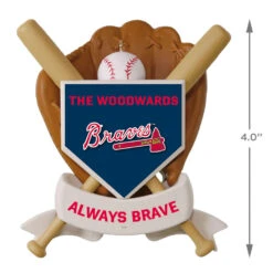MLB Baseball Personalized Ornament, Braves™ 11 MLB Baseball Personalized Ornament, Braves™ -Ornament Shop MLB Baseball Personalized Ornament Braves 2499QHE1913B100 04