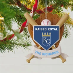 MLB Baseball Personalized Ornament, Royals™ -Ornament Shop MLB Baseball Personalized Ornament Royals 2499QHE1913B104 02