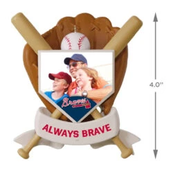 MLB Baseball Personalized Photo Ornament, Braves™ -Ornament Shop MLB Baseball Personalized Photo Ornament Braves 2499QHE1913B3 04