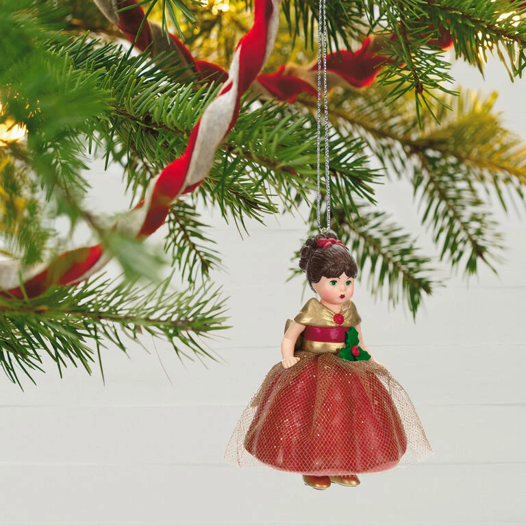 Hallmark Madame Alexander Golden Holiday Celebration Ornament 4 Hallmark Madame Alexander Golden Holiday Celebration Ornament - Image 2