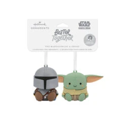 Better Together Star Wars: The Mandalorian™ And Grogu™ Magnetic Hallmark Ornaments, Set Of 2 -Ornament Shop Mandalorian and Grogu Christmas Ornaments 3HCM2401 04
