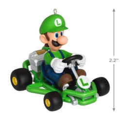 Hallmark Nintendo Mario Kart™ Luigi Ornament -Ornament Shop Mario Kart Luigi Keepsake Ornament 1899QXI6337 03