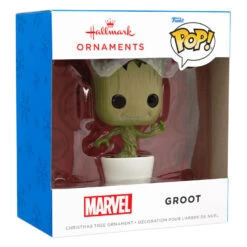 Marvel Guardians Of The Galaxy Groot Funko POP!® Hallmark Ornament -Ornament Shop Marvel Guardians of the Galaxy Groot Funko POP Christmas Ornament 3HCM1099 04