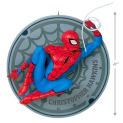 Hallmark Marvel The Amazing Spider-Man Personalized Ornament -Ornament Shop Marvel The Amazing SpiderMan Personalized Keepsake Ornament 2499QHE2115B1 03
