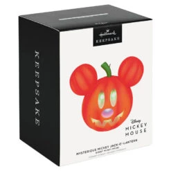 Hallmark Disney Mickey Mouse Mysterious Mickey Jack-o'-Lantern Ornament With Light 11 Hallmark Disney Mickey Mouse Mysterious Mickey Jack-o'-Lantern Ornament With Light -Ornament Shop Mickey Mouse JackoLantern Keepsake Ornament 2699QFO5347 04