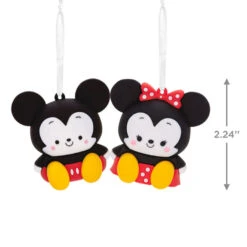 Better Together Disney Mickey And Minnie Magnetic Hallmark Ornaments, Set Of 2 9 Better Together Disney Mickey And Minnie Magnetic Hallmark Ornaments, Set Of 2 -Ornament Shop Mickey and Minnie Christmas Ornaments 3HCM2402 03