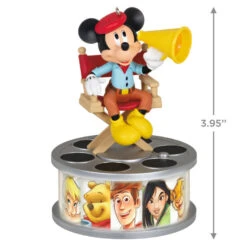 Hallmark Disney 100 Years Of Wonder Director Mickey Mouse Ornament With Light And Sound -Ornament Shop Mickey in Director Chair Keepsake Ornament 2999QXD6727 03