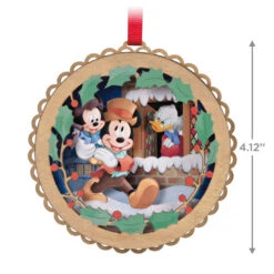 Hallmark Disney Mickey's Christmas Carol 40th Anniversary Papercraft Ornament -Ornament Shop Mickeys Christmas Carol Characters Keepsake Ornament 1999QXD6669 03